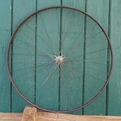 Vorderrad 28 Zoll (635) für Wulstbereifung, 30er J., schwarz überstrichen, PWB Nabe, gebr. 