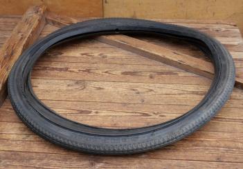 Reifensatz Fahrrad, SEMPERIT Rex, 26 x 1 1/2, Wulst, 30er-50er Jahre, schwarz, gebr. 