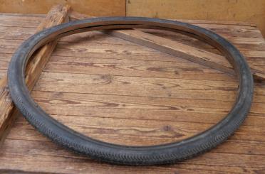 Reifen Fahrrad, HEIDENAU, 28 x 1,70, Wulst, 30er-50er Jahre, schwarz, gebr. 