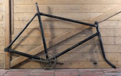 Fahrrad - Herrenrahmen SIEGESLAUF / Berlin, frühe 1930er J., für Ballonrad, gebr. 