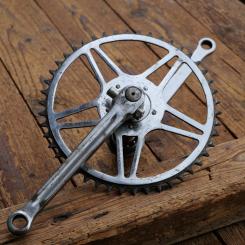 Tretlager universell für Sport-/Rennrad, orig. 50er Jahre, verchromt, BSA-Keillager, gebr. 