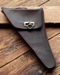 Werkzeugtasche VELEDA für Damenrad, Echtleder, braun, original 10er - 30er Jahre, gebraucht 