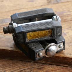 Pedale für Tourenrad, schwarz, original 50er Jahre, gebr. 