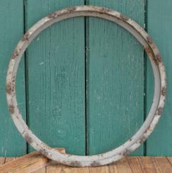 Riemenfelge zur Hinterradmontage, passend für riemenbetriebene Mopeds und Hilfsmotoren, grau, gebr.  