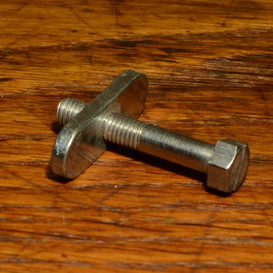 Schutzblechschraube M5 x 30mm, verchromt, für "ausgefranste" Schutzblechlöcher, sinnvolles Zubehörteil  