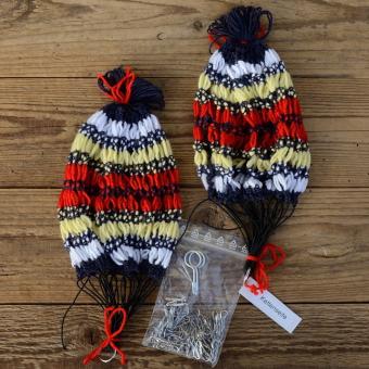 Rocknetz gem. Foto, klassische Ausführung,  passend für 26"-28" Räder der 20-60er Jahre. 