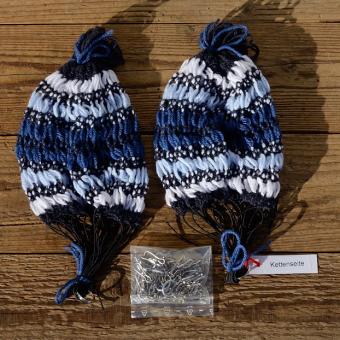 Rocknetz gem. Foto, klassische Ausführung,  passend für 26"-28" Räder der 20-60er Jahre. 