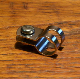 Sportbandage, verchromt, für Bremsanker, 14,0 mm, orig. Altbestand         