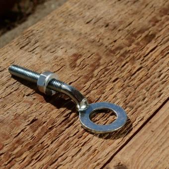 Kettenspanner, chromatisiert, D=13mm, lange Ausführung, für Mopeds u. Motorfahrräder 