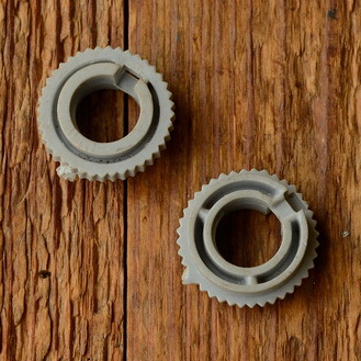 Fassung f. Glühbirne Frontscheinwerfer, D=16.4mm, zylindrisch, Kunststoff grau 