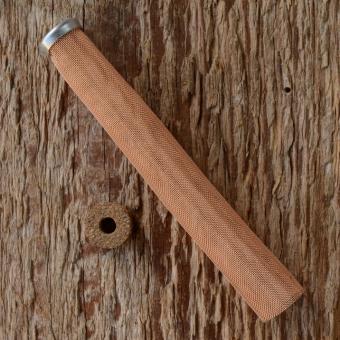 Tanksieb für Benzinhahn, Kupfergewebe, D=10mm, L=70mm, incl. Korkbuchse 