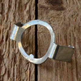 Federring für "FRANKFURTER MODELL",  kleine Ausführung, D=17mm, Blech verzinkt 