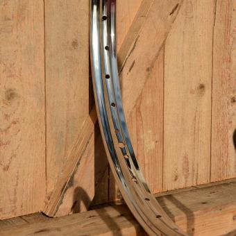 Felge Moped 23 x 2,00, verchromt, 36 Loch, ungepunzt, 39 mm breit 