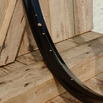 Fahrradfelge 28" x 1,75 (ISO/ETRTO 622mm), Alu, schwarz lackiert, 36 Loch, handliniert, siehe Varianten 
