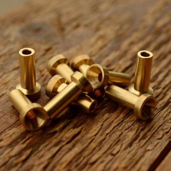 Lötnippel 8/5 x 16 mm, Bohrung 2,8 mm 