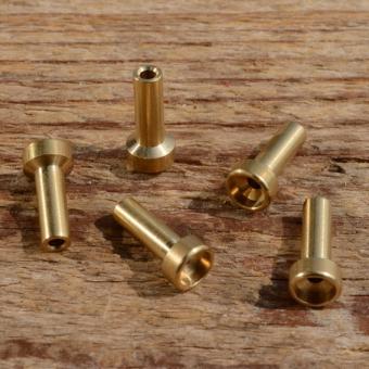 Lötnippel, D=6.0/3.5/1.8mm, L=13.0mm, Messing, FIX Bez. 20A 