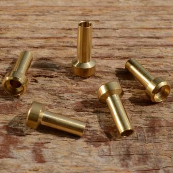 Lötnippel, D=6.0/3.5/2.8mm, L=13.0mm, Messing, FIX Bez. 20A 