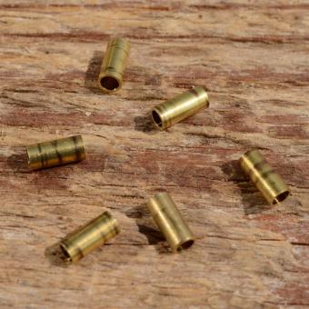 Lötnippel, D=2.0/1.0mm, L=7.0mm, Messing, gut für 3 Gang Schaltzug geeignet, Abb. ähnlich 