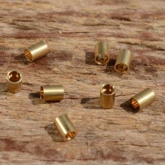 Lötnippel, D=2.5/1.8mm, L=3.3mm, Messing, FIX Bez. 13C 