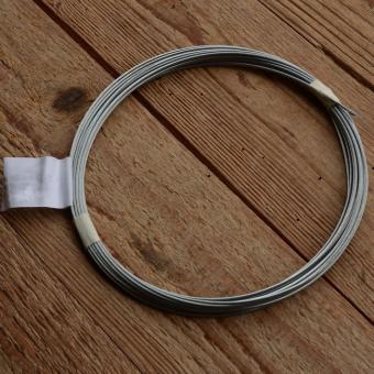 Bowdenzug innen, Innenzug, Rundlitze, Stahl, 1.00 mm,  5m Ring 