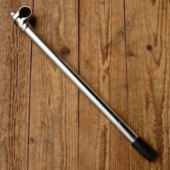 Lenker Vorbau , verchromt, D=22,2 mm, L=400 mm, Schelle f. Lenker mit 1" Verdickung mittig (25,4 mm) 