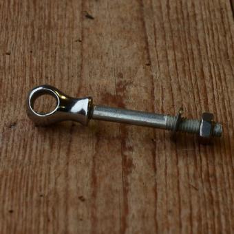 Bremsführung gerade, verchromt, M6 