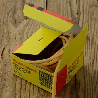 Ventilschlauch,  10 cm Stück, Gummi, orig. deutsche Qualitätsware aus Lagerbestand ! 