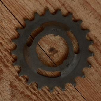 Ritzel 1/2 x 1/8 Steckausführung, "Z=21", anthrazit oder silberfarben, passend für F&S Torpedo- u. div. weitere Freilaufnaben  