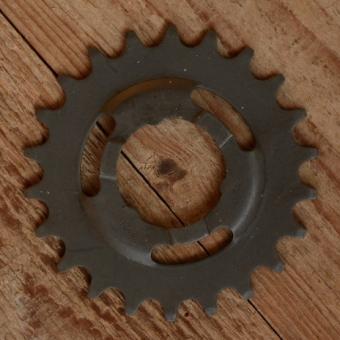 Ritzel 1/2 x 1/8 Steckausführung, "Z=22", anthrazit oder silberfarben, passend für F&S Torpedo- u. div. weitere Freilaufnaben  