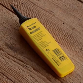Bremsmantelfett "HANSELINE", Spezialfett, welches auch bei Erhitzung des Bremsmantels nicht wegfließt, Tube 45 g.  für 5-10 Schmierungen 