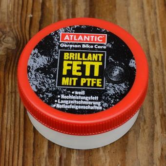 Kugellagerfett "ATLANTIC Brillant", Hochleistungsfett mit PTFE f. höchste Ansprüche, weiß,  Dose, 40gr. 