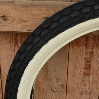 Moped Reifen 21 x 2.75 (2 3/4 - 17) Continental "KKS10 WW", Weißwand 