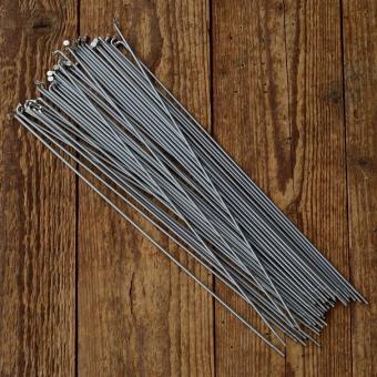 Speiche , 2.34 mm glatt, verchromt, ohne Nippel, !!! Achtung: Nippel 2.34 mm wird benötigt !!! 