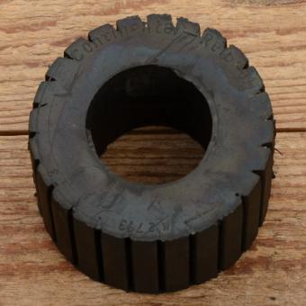 Reibrolle für Fahrradmotor "LOHMANN"-Selbstzünder,  Gummi, schwarz, Neuauflage nach altem Muster. 