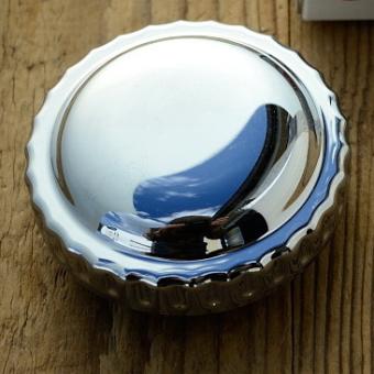 Tankdeckel "Typ CAWI", Nachfertigung, Bajonet, verchromt, f. 30mm Tankstutzen, aussen 53mm 