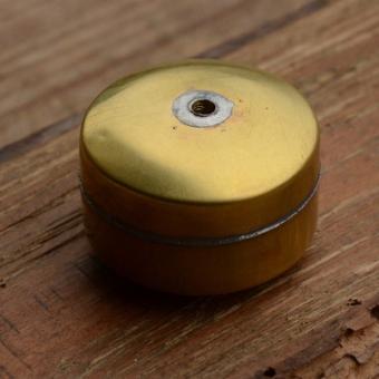 Schwimmer für Vergaser SACHS-Motor 98ccm, mit angelöteter Spange zur Nadelfixierung, D=32mm/H=23mm   