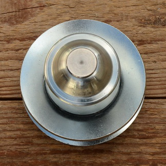 Kupplung incl. Riemenscheibe für "REX Frontmotor FM 31/34/40/50",   glanzverzinkt, 26" 