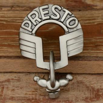 Schutzblechfigur "PRESTO", originalgetreue Nachfertigung der 30er Jahre Figur 