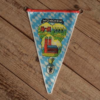 TOBI-Wimpel "MÜNCHEN", 60/70er Jahre Altbestand 