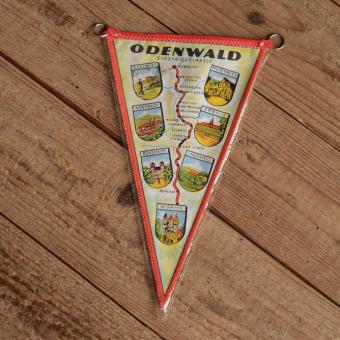 TOBI-Wimpel "ODENWALD", 60/70er Jahre Altbestand 