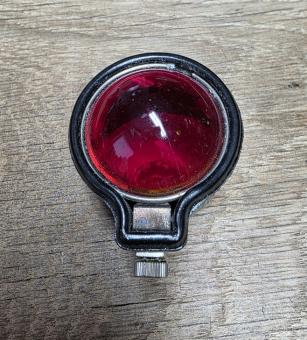 "Philips" Rücklicht eletrisch mit orig. Domlinsenglas ! Gehäuse Bakelit, 1930er bis 50er J., alte Neuware 