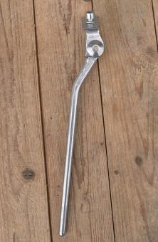 Seitenständer "ESGE", Aluminium, 305 mm, ablängbar für alle Radgrößen von 12 bis 28 Zoll, passend für 50-80er Jahre Fahrräder 