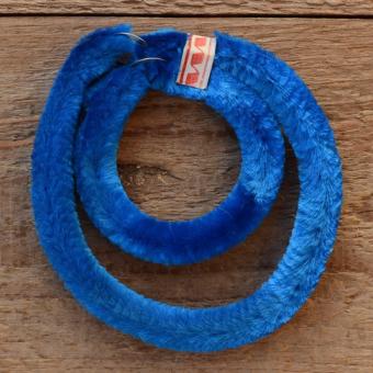 Nabenputzringe flauschig,  blau, für Fahrrad, 2 Stück 