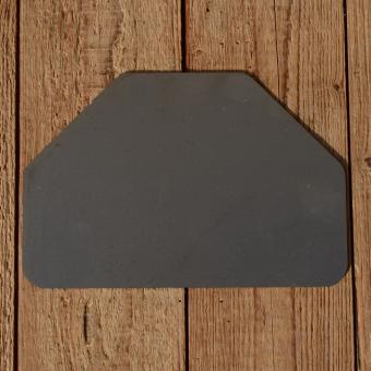 Kennzeichen hinten, unlackiert, passend für 98 ccm Motorfahrrad, frühe Motorräder etc.,  B=205mm/H=138mm 