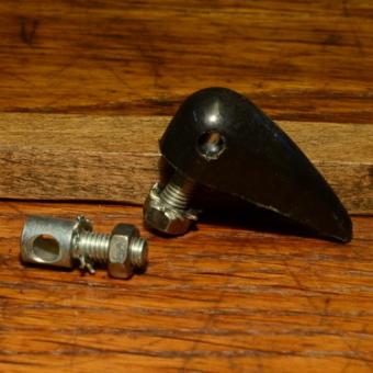 Strebenbefestigungsbolzen schwarz, aerodynamisch, Kunststoff, M5 x 10mm 