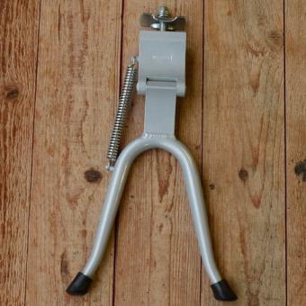 Zweibeinständer, 26/28", silber, Aluminium, solide Ausführung, klassisch gearbeitet 