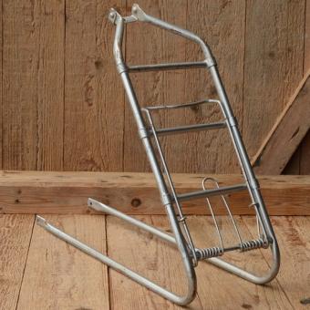 Gepäckträger, passend für 26 Zoll Fahrräder,  silber lackiert , B=140mm H=355mm 
