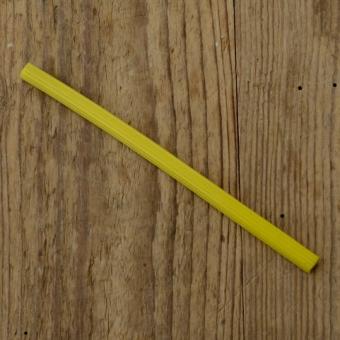 Gepäckträger Gummieinlagen, gelb, L=130mm, ca. 8mm breit, Klemmmass ca. 4mm, orig. 60/70er Jahre 