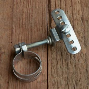 Anbauschelle für Kettenschutz, glanzverzinkt 