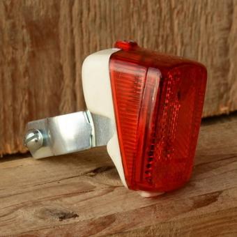 Strebenrücklicht, weiß, orig. 70/80er Jahre 